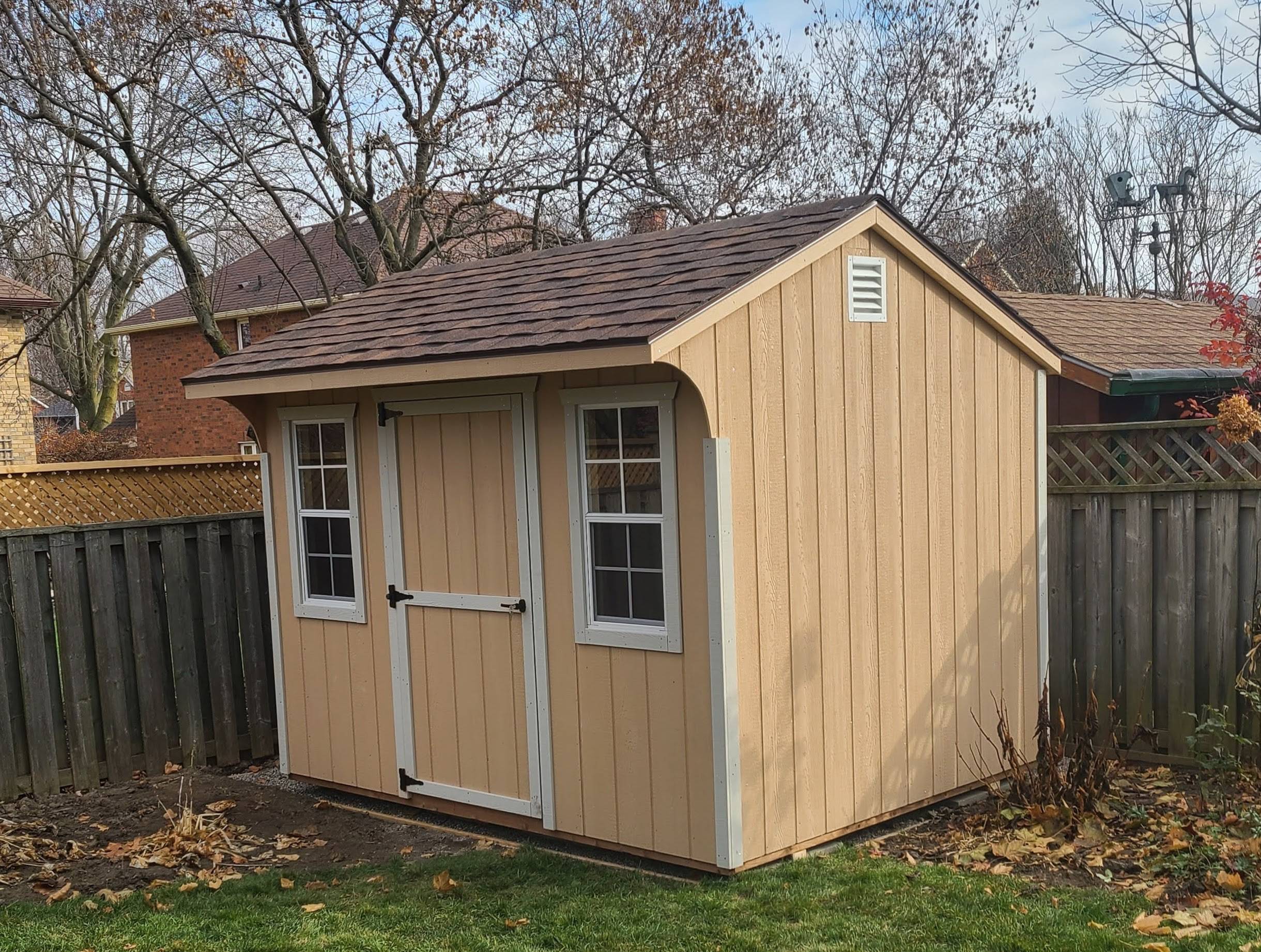 Saltbox Storage Shed Duratemp 8 x 12 Saltbox Garden Shed Windmill ...