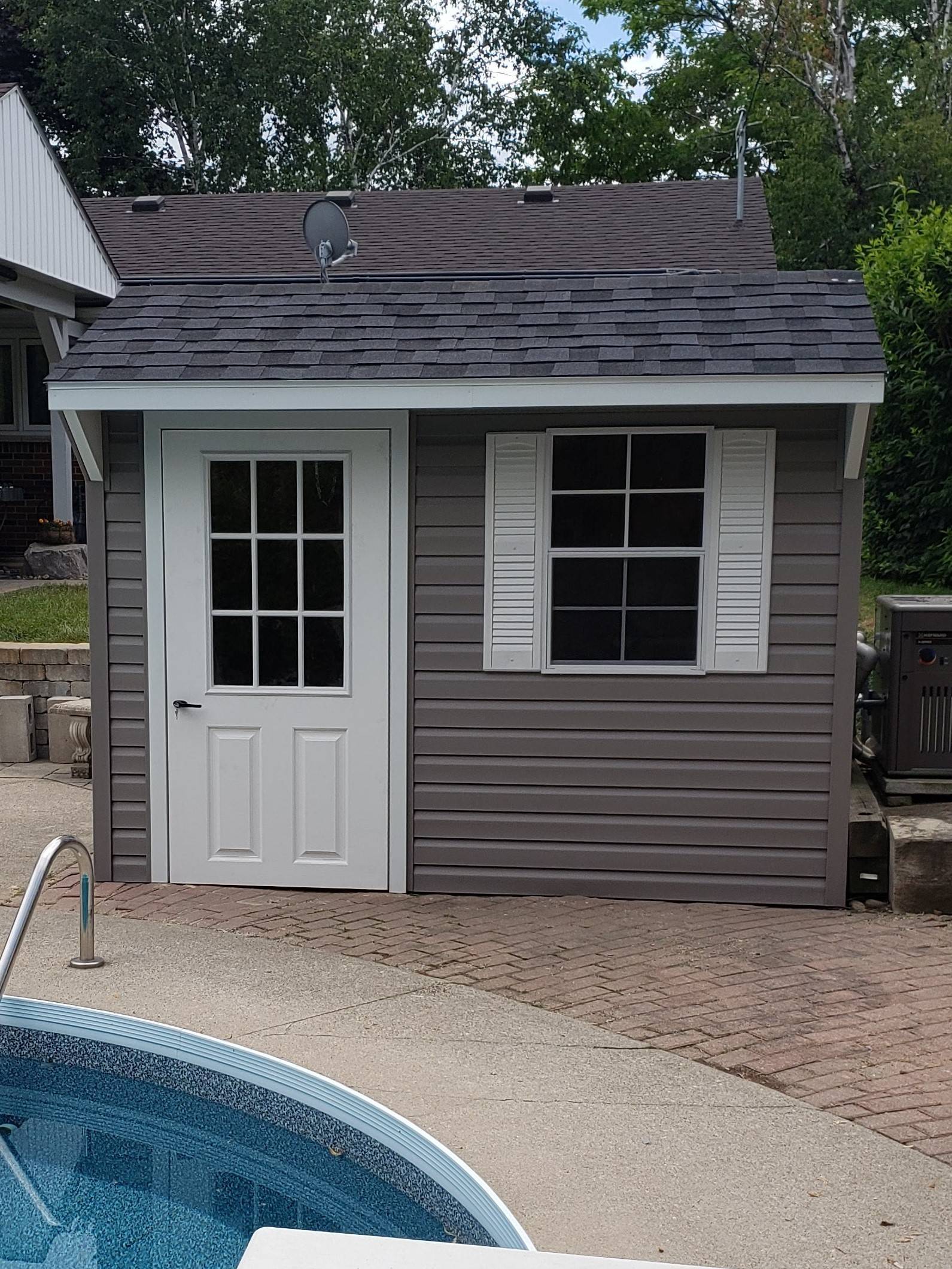 8 x 10 Saltbox Garden Shed