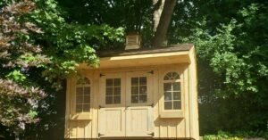 8 x 12 Saltbox Garden Shed
