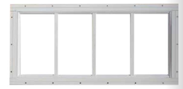 24" x 10" Transom Window