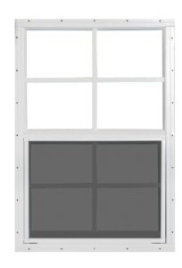 18" x 27" White Aluminum Slider Window