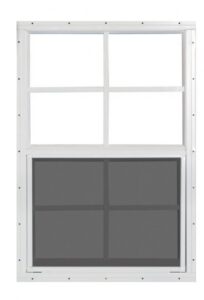 18" x 36" White Aluminum Slider Window