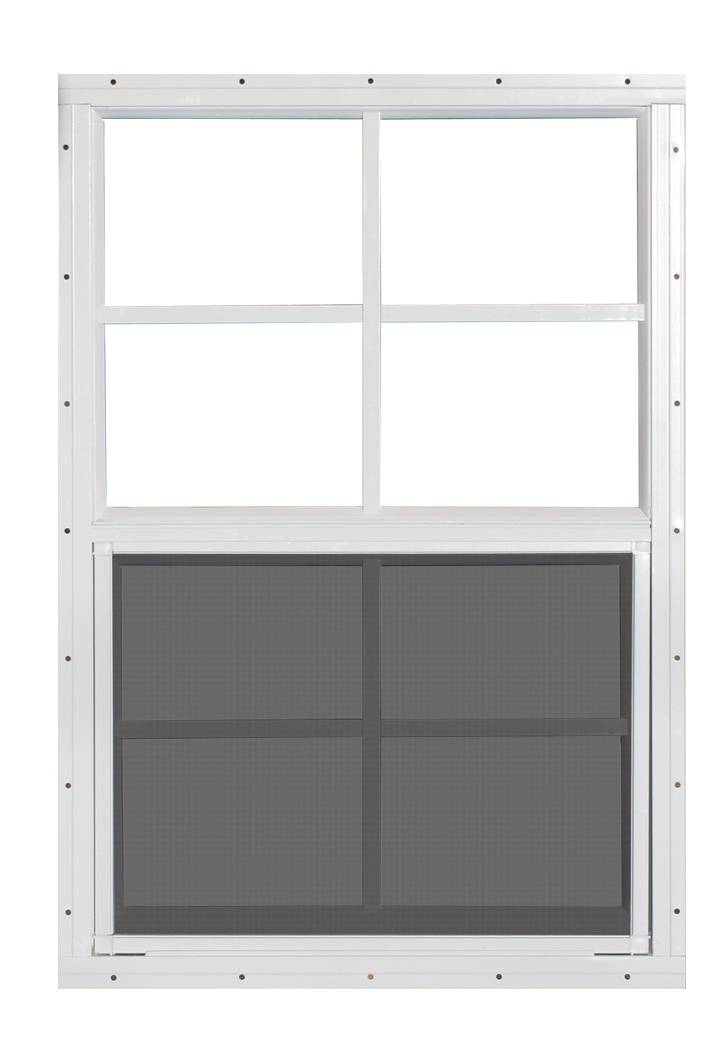 24" x 36" White Aluminum Slider Window