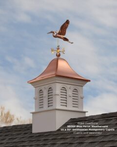 Blue Heron Polished Weathervane