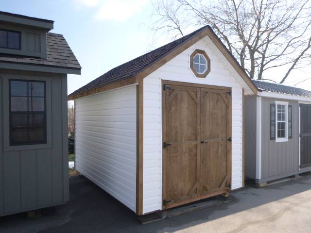 8 x 12 Vinyl Chalet Storage Shed - Image 2