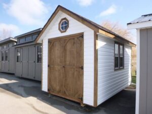 8 x 12 Vinyl Chalet Storage Shed
