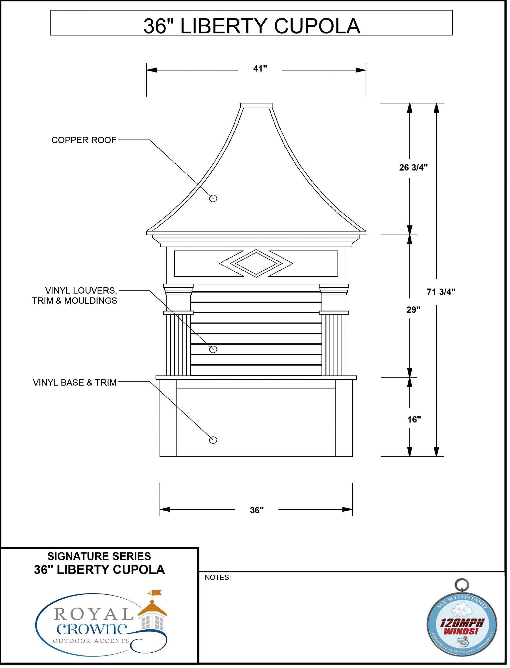Liberty Signature Series Cupola - Image 3