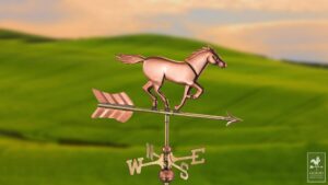 Cottage Horse Polished Weathervane