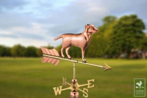 Cottage Labrador Retriever Polished Weathervane