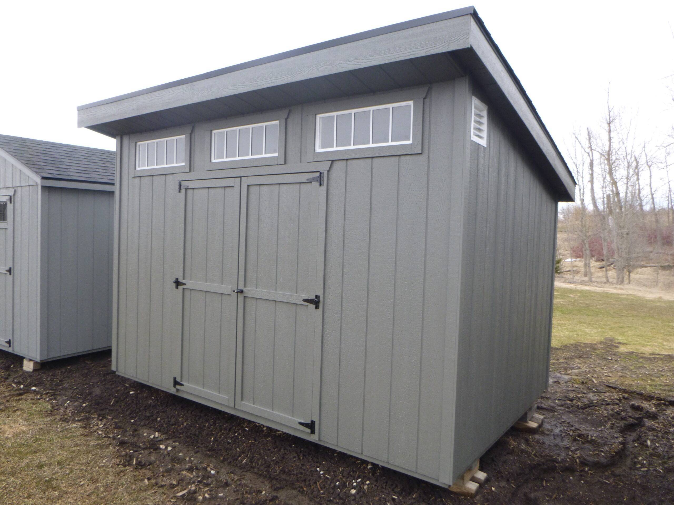 8 x 12 Single Slope Shed - Image 4