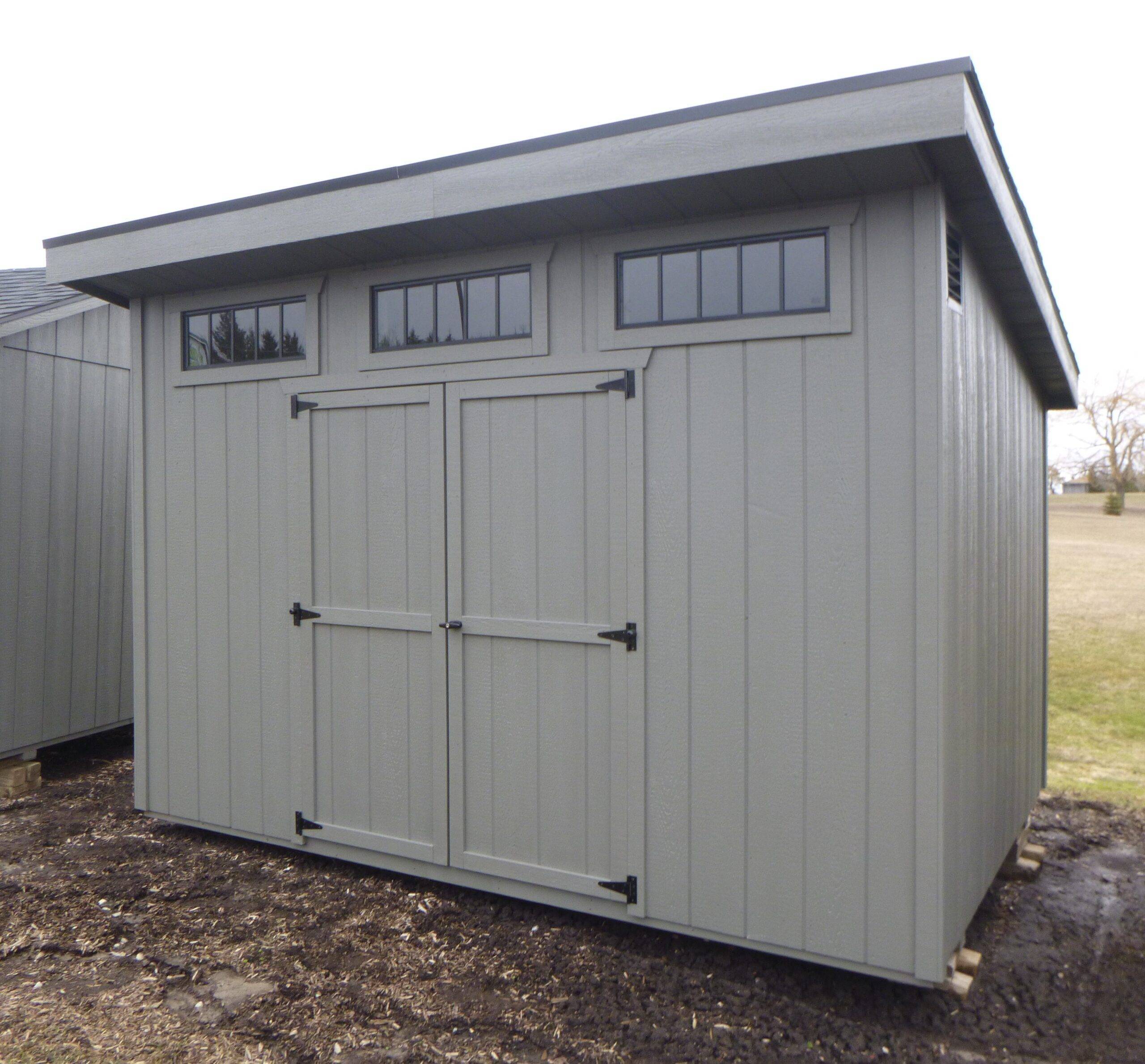 8 x 12 Single Slope Shed
