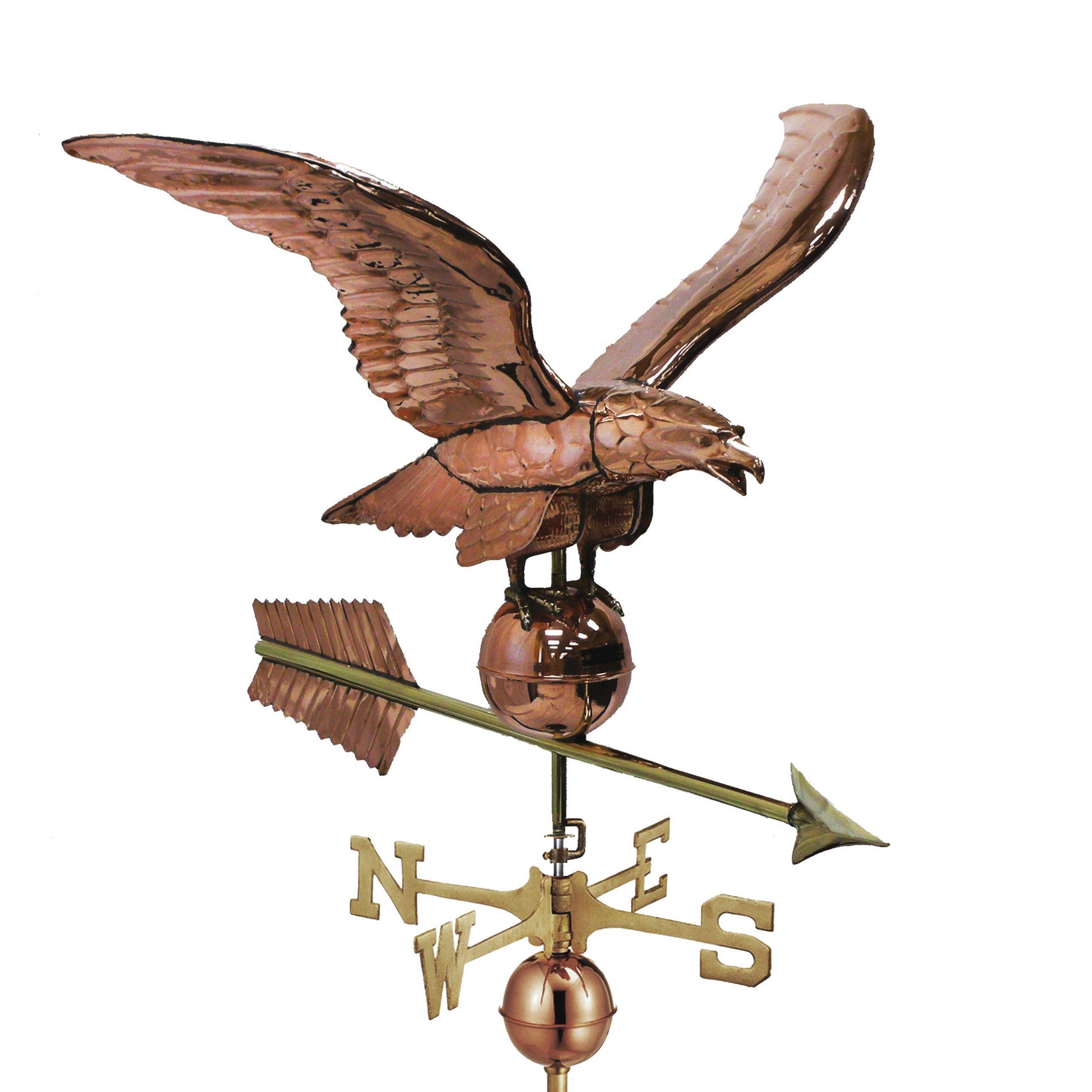 Extra Large Smithsonian Eagle Polished Weathervane - Image 2