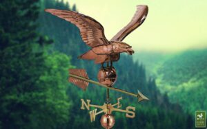 Extra Large Smithsonian Eagle Polished Weathervane