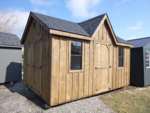 10 x 14 Pine Board and Baton Garden Gable