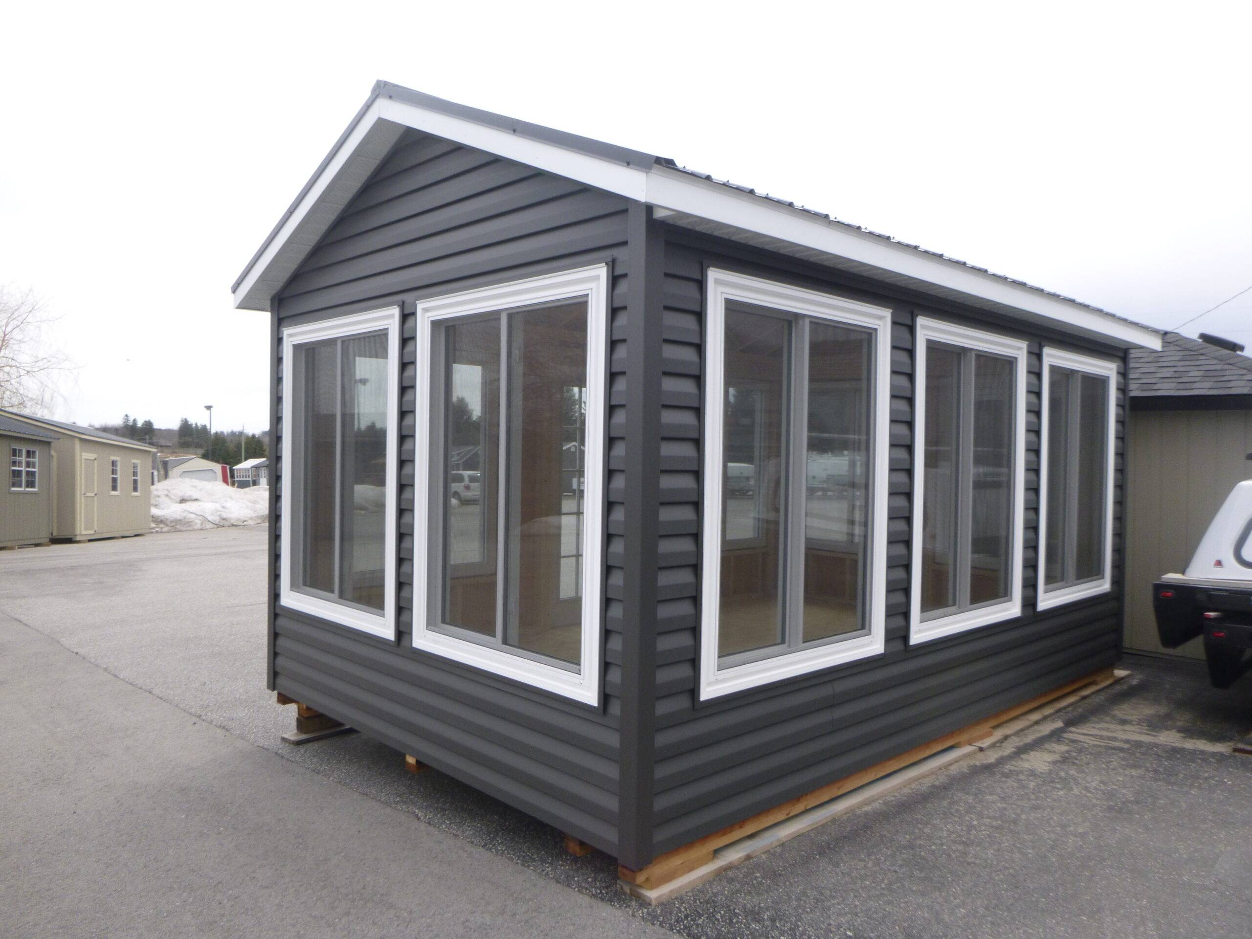 10 x 16 Garden Gable Deluxe Vinyl Sun Room - Image 2