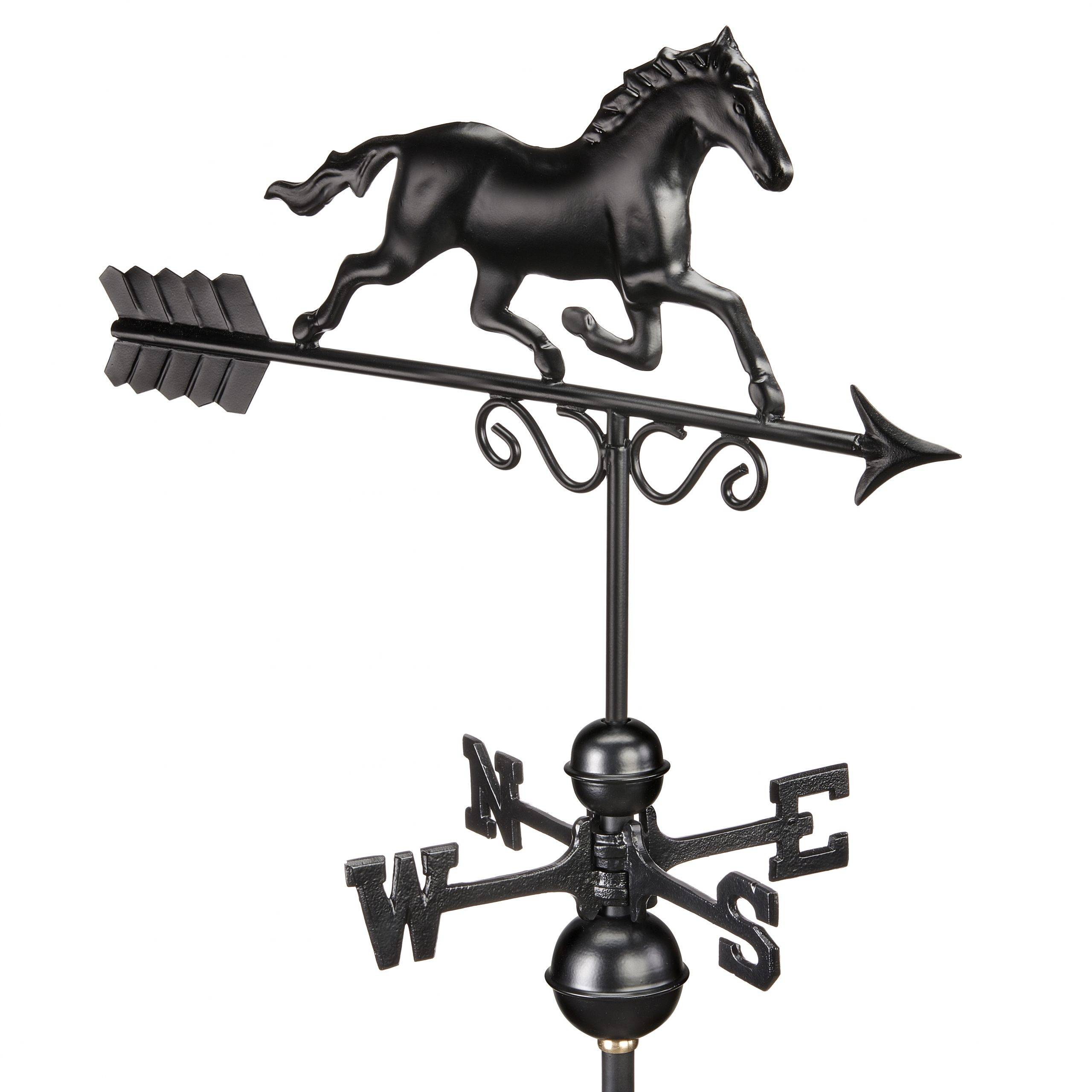 Black Stallion Aluminum Weathervane - Image 4