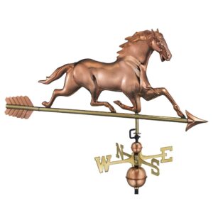 Horse with Arrow Polished Weathervane