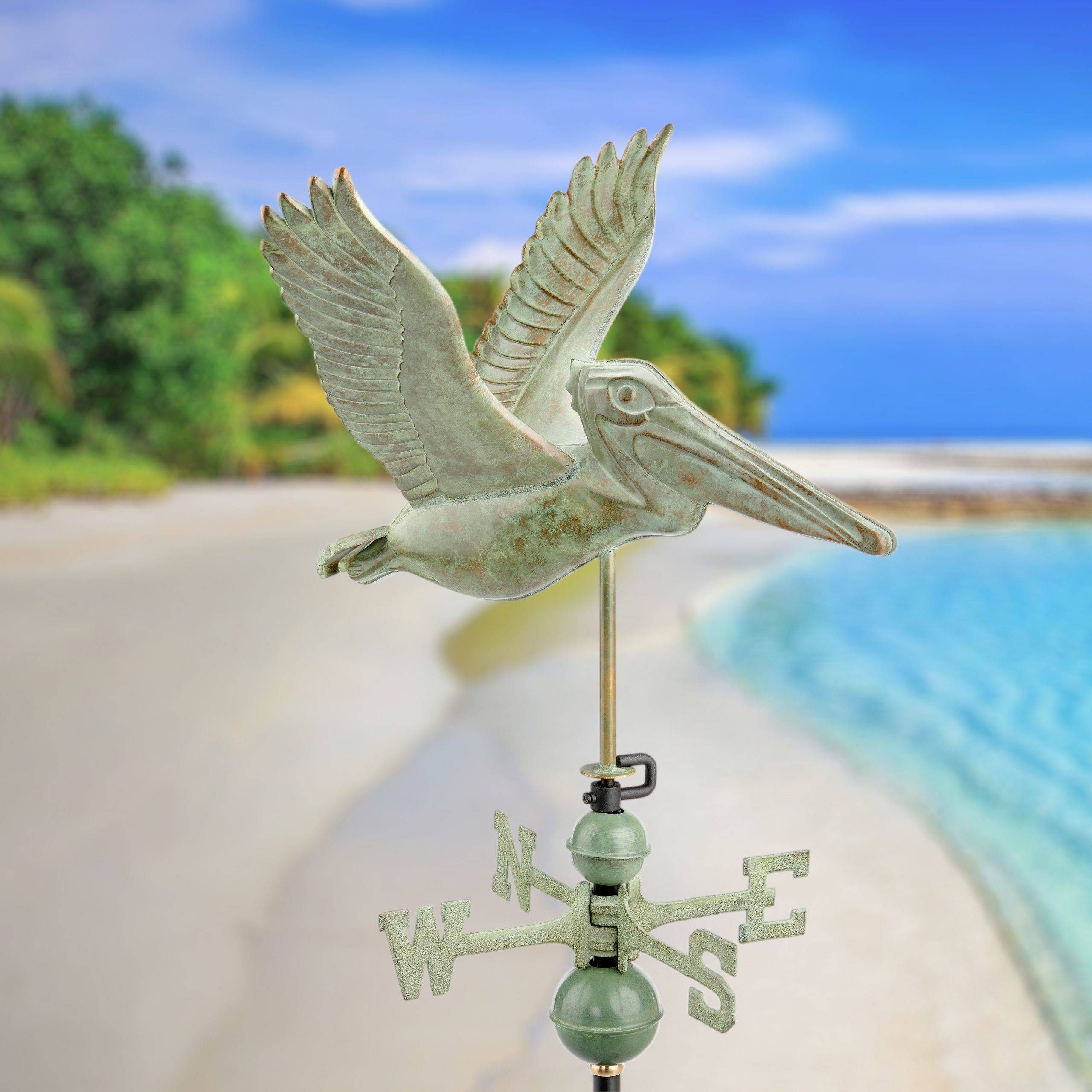 Pelican Blue Verde Weathervane