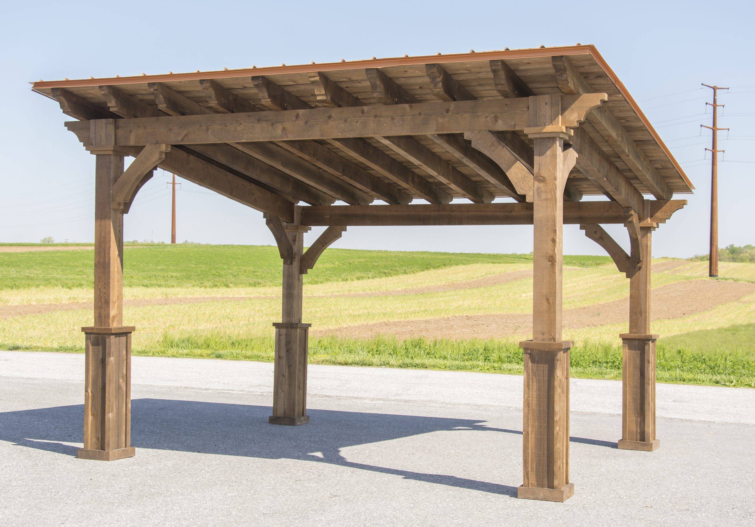 10 x 12 Southern Pine Pergola - Image 2