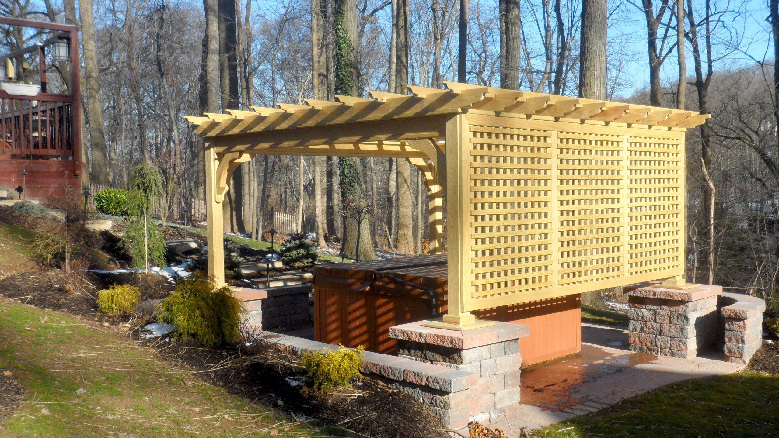 12 x 12 Southern Pine Pergola