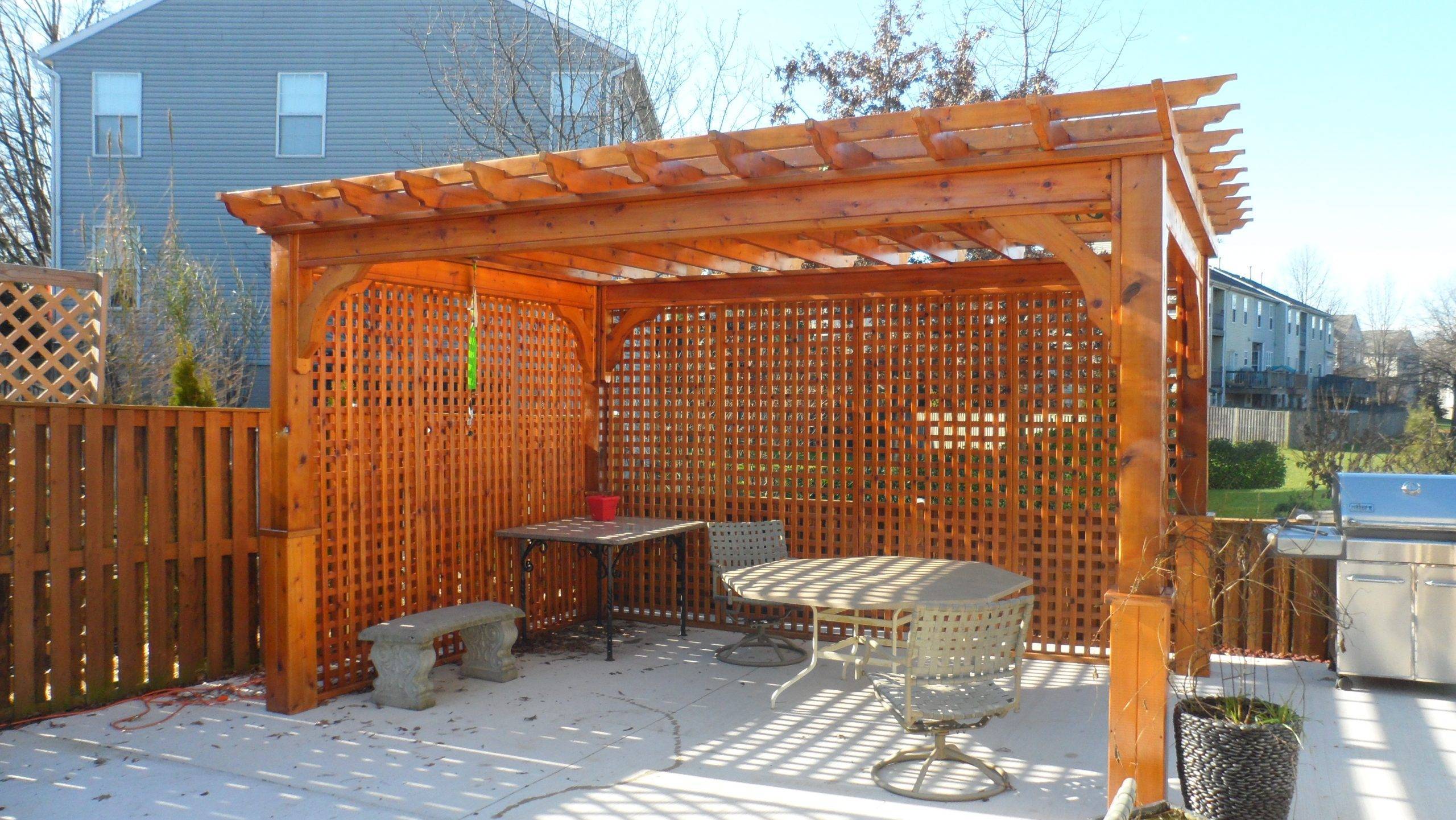 12 x 14 Cedar Pergola