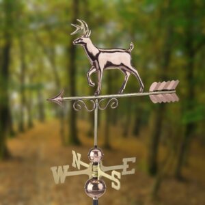 Proud Buck Polished Weathervane