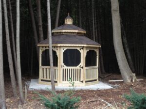 12' Octagon Southern Pine Gazebo