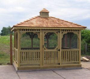9 x 12 Southern Pine Rectangle Gazebo