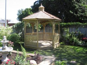 10' Southern Pine Octagon Gazebo