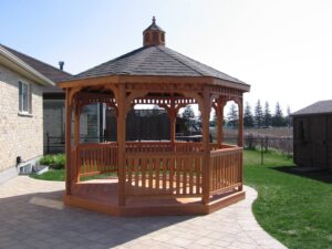 12' Southern Pine Octagon Gazebo