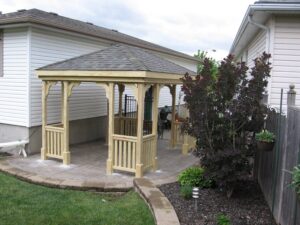 9 x 12 Southern Pine Rectangle Gazebo