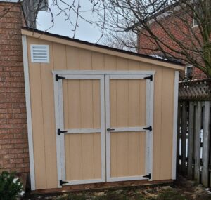 8 x 10 Single Slope Shed