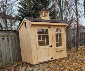 6 x 8 Saltbox Garden Shed