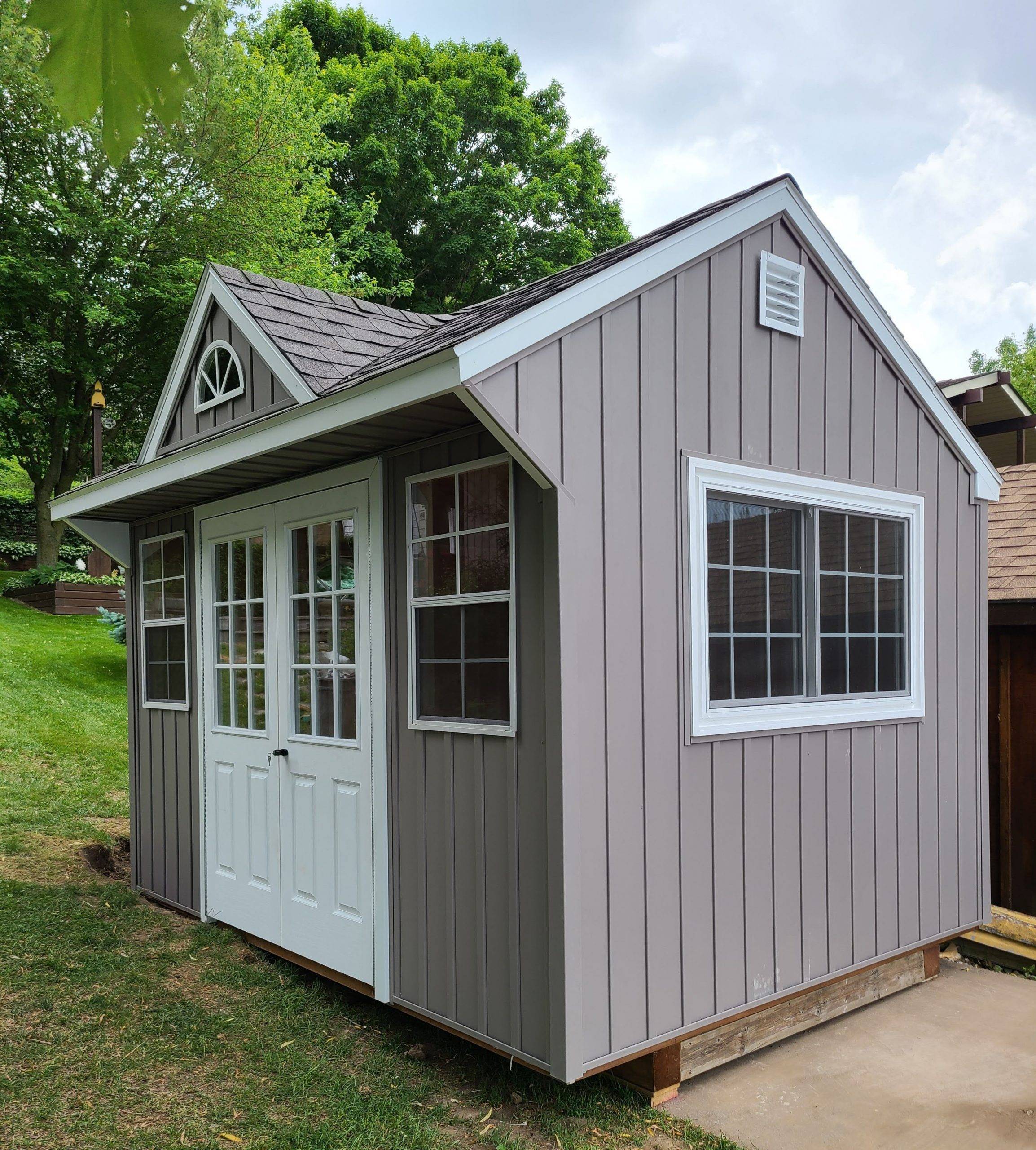 8 x 12 Saltbox Garden Shed