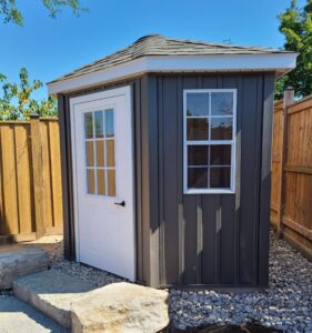7 x 7 Corner Shed
