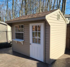 8 x 10 Saltbox Garden Shed