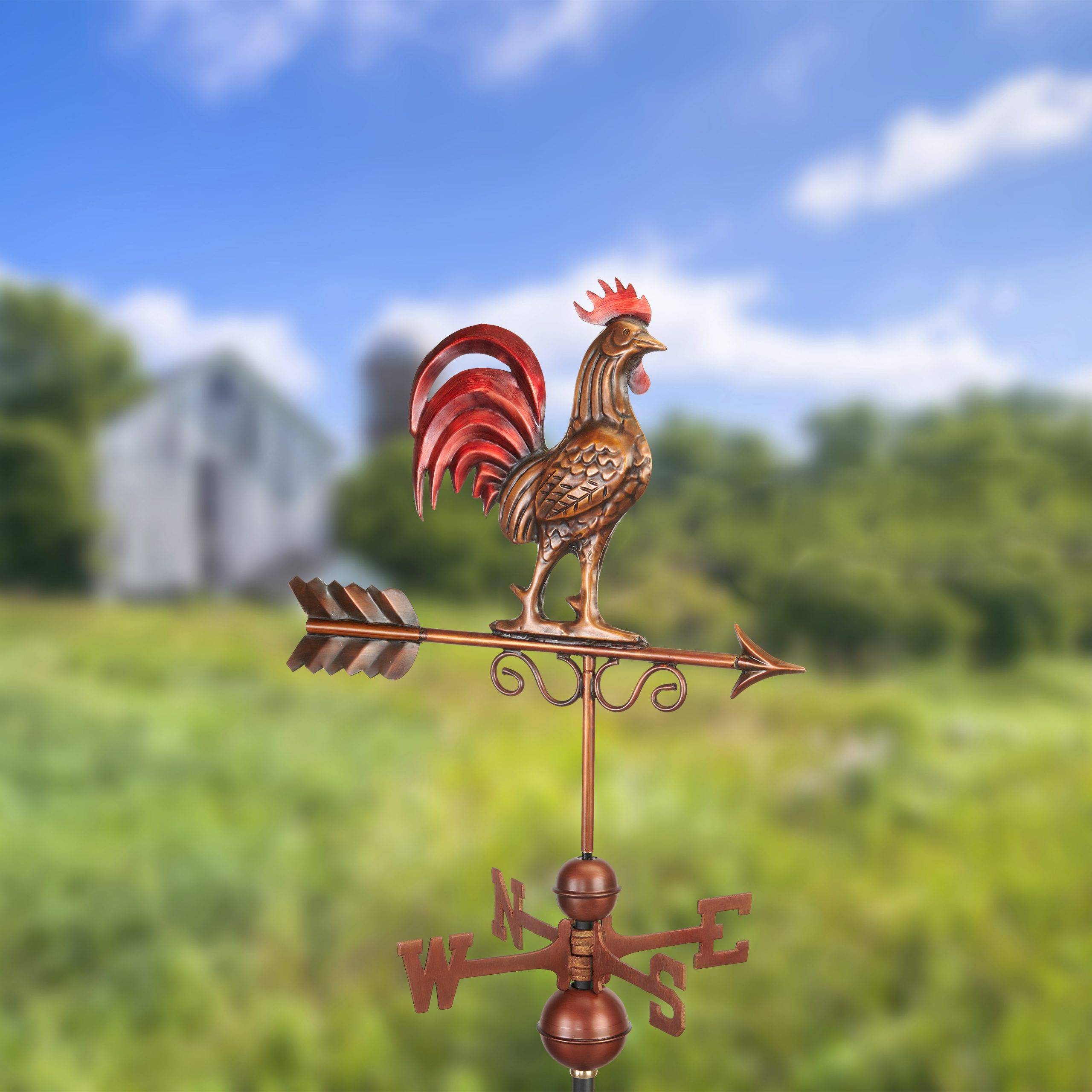 Bantam Red Rooster Weathervane