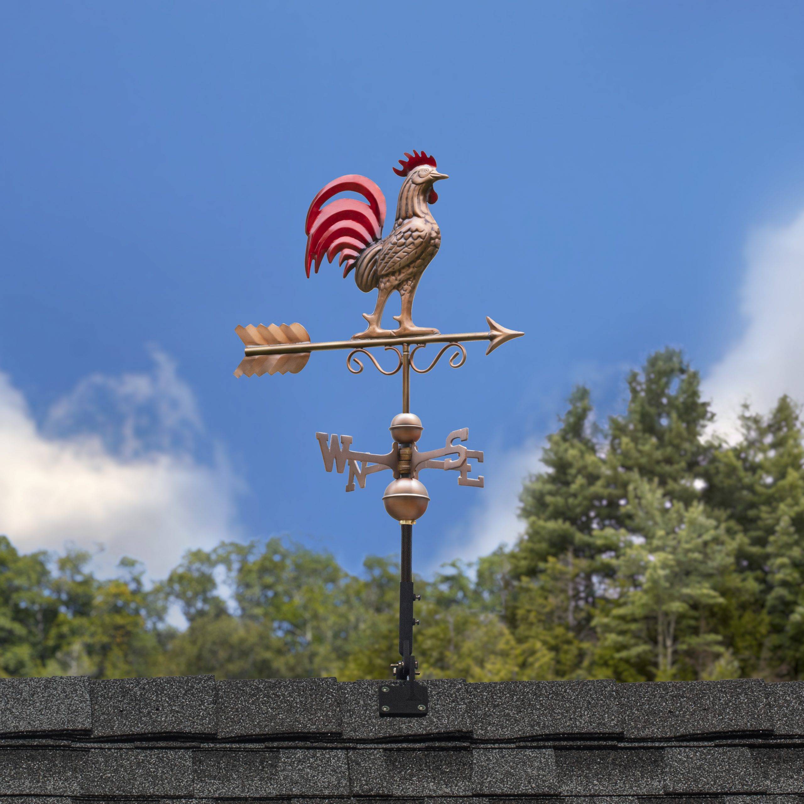 Bantam Red Rooster Weathervane - Image 5