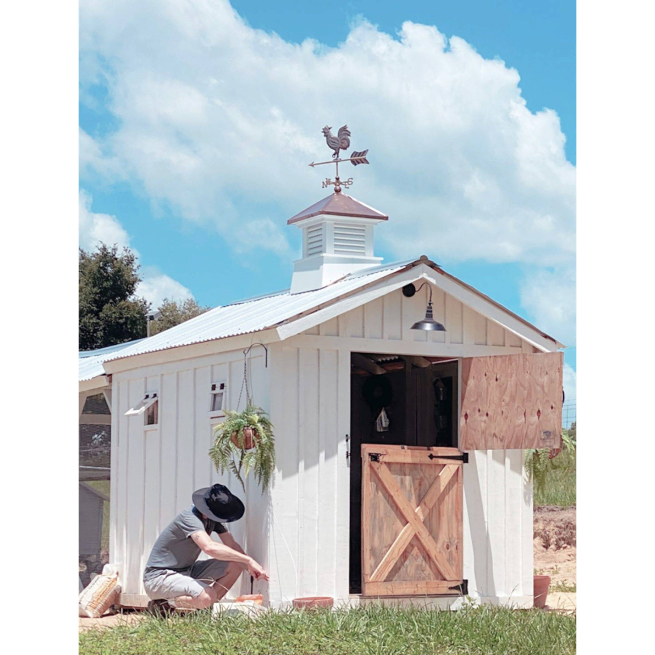 Cottage Rooster Polished Weathervane - Image 4