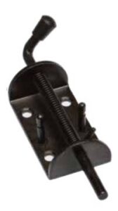 1/4" Black Spring Loaded Barrel Bolts